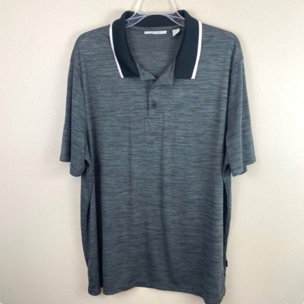 NWOT Perry Ellis Portfolio Gray Performance Polo